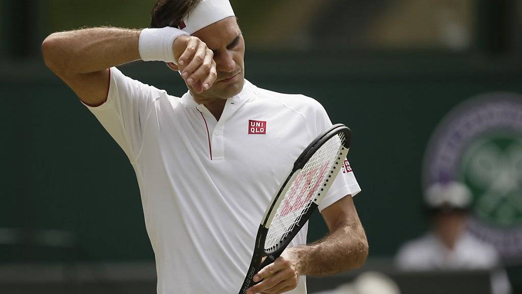 Dürfte heute gegen Kevin Anderson erstmals ins Schwitzen kommen: Roger Federer