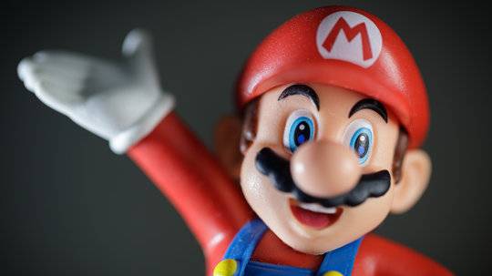 Die weltweit bekannte Spielfigur Super Mario