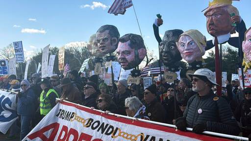 «Faschisten im Weissen Haus» - Grosse US-Proteste gegen Trump