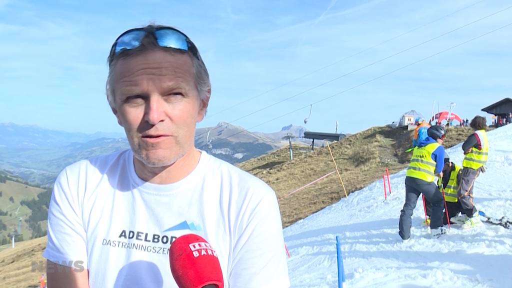 Schnee von gestern: Nachwuchs-Skiportler auf Tschentenalp 