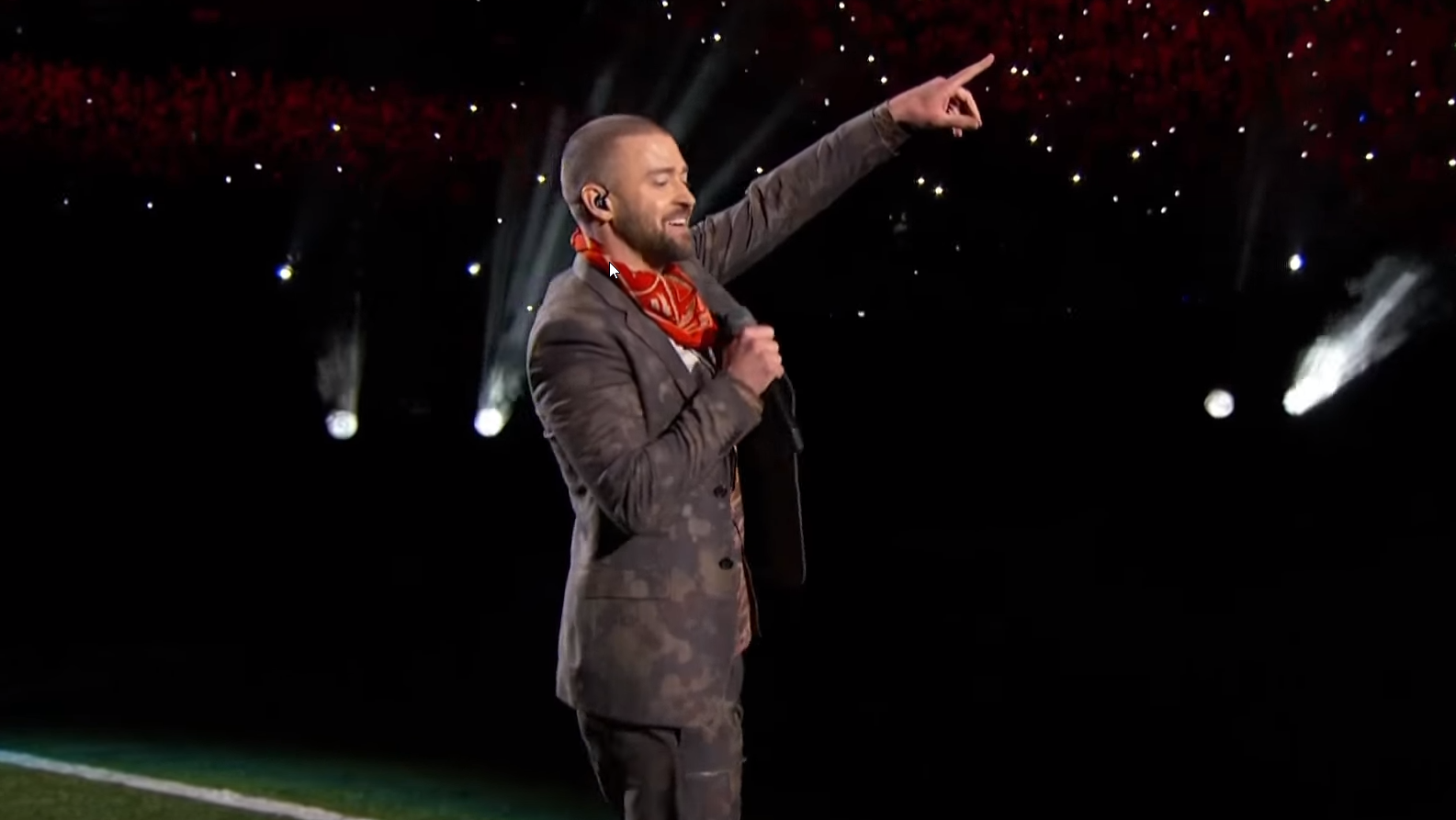 Justin Timberlake am Super Bowl
