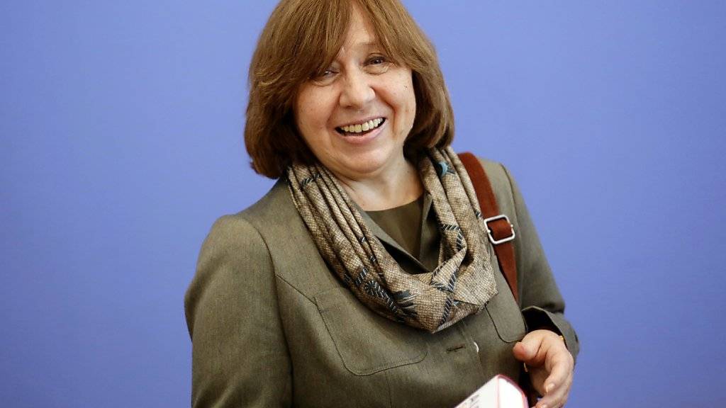 Sie kriegt den diesjährigen Literatur-Nobelpreis: Die Weissrussin Swetlana Alexijewitsch. (Archiv)