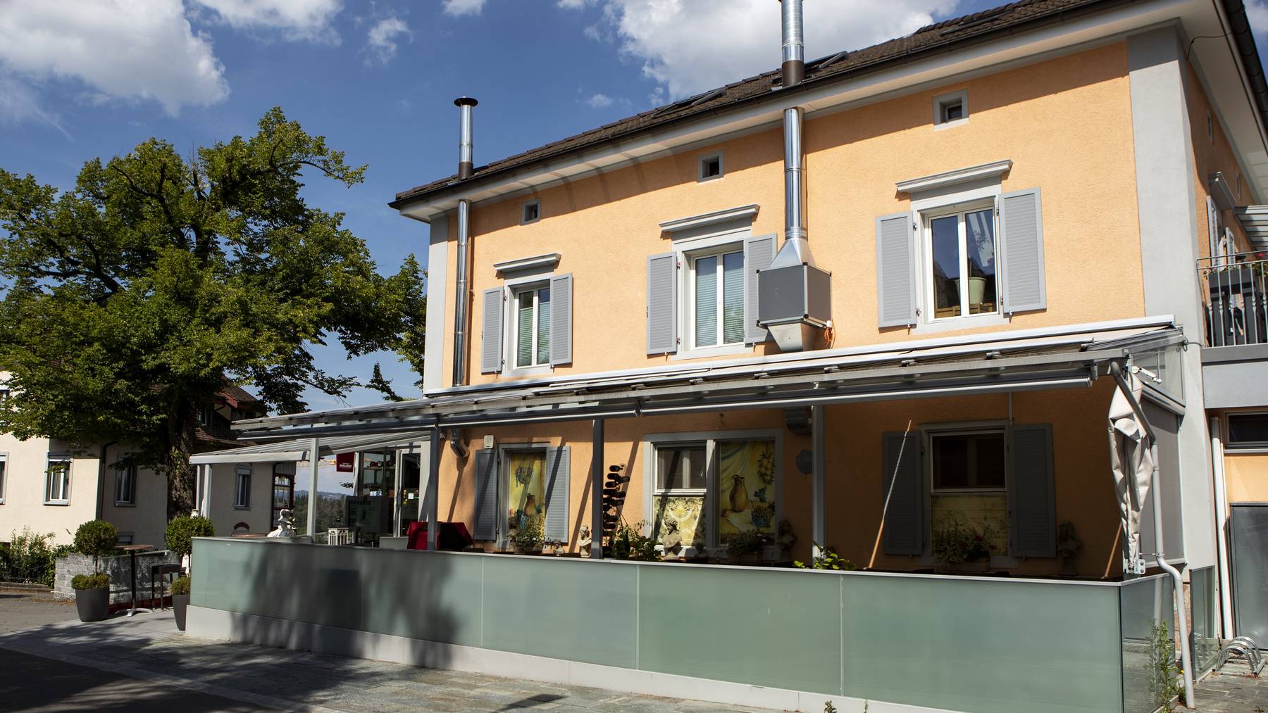 Das Restaurant Bella Vista im Aargauischen Muri wurde vergangene Woche mit Verdacht auf mafiöse Aktivitäten durchsucht.