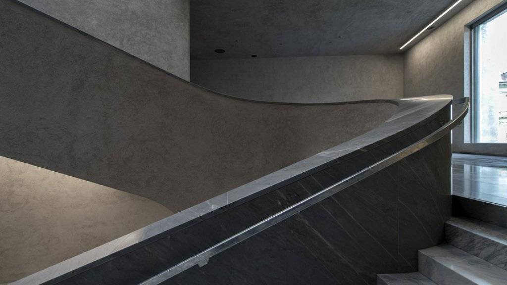 Das Treppenhaus im neuen Erweiterungsbau des Kunstmuseums Basel.