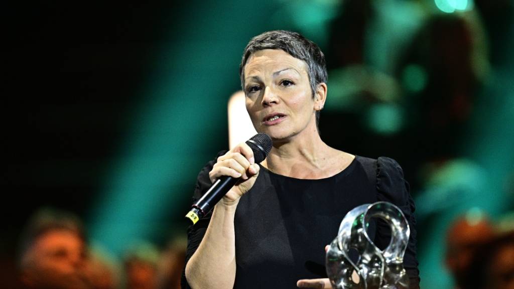 Caroline Abu Sa'da von SOS Méditerranée erhält den Right Livelihood Award «für ihre lebensrettenden humanitären Such- und Rettungsaktionen im Mittelmeer». Foto: Magnus Lejhall/TT/TT NEWS AGENCY/AP