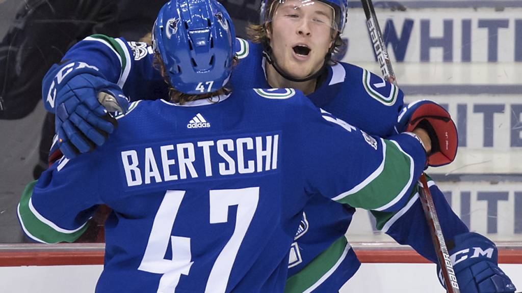 Lang ists her: Letztmals stand Sven Bärtschi in der NHL in der Saison 2019/20 für die Vancouver Canucks auf dem Eis. (Archivbild)