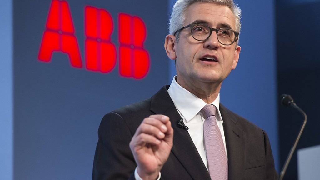 ABB-CEO Ulrich Spiesshofer: « Mit unserer soliden Finanzposition sind wir gut aufgestellt, um dem anhaltenden Gegenwind aus den Märkten zu begegnen.» (Archiv)