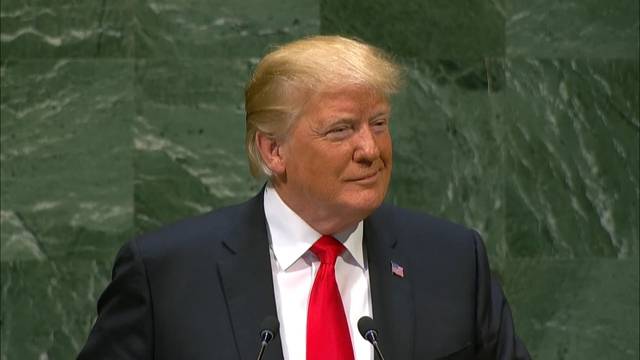 Hier wird Trump an der UNO-Vollversammlung ausgelacht