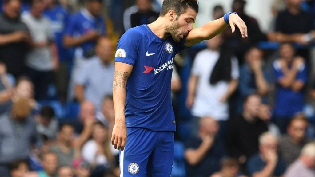 Cesc Fabregas und Chelsea zogen eine bittere Heimniederlage zum Saisonstart ein