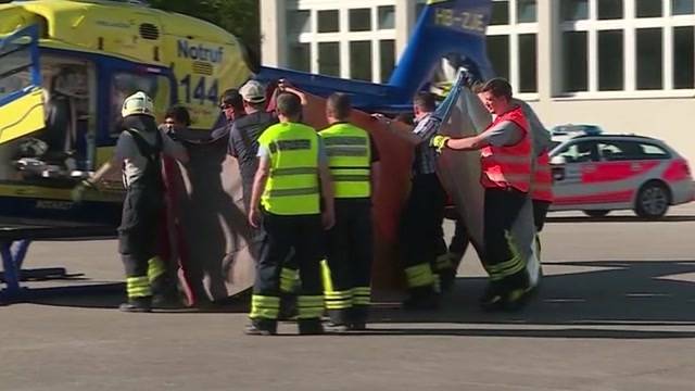 Schulhauswart fällt in Niedergösgen in Lichtschacht