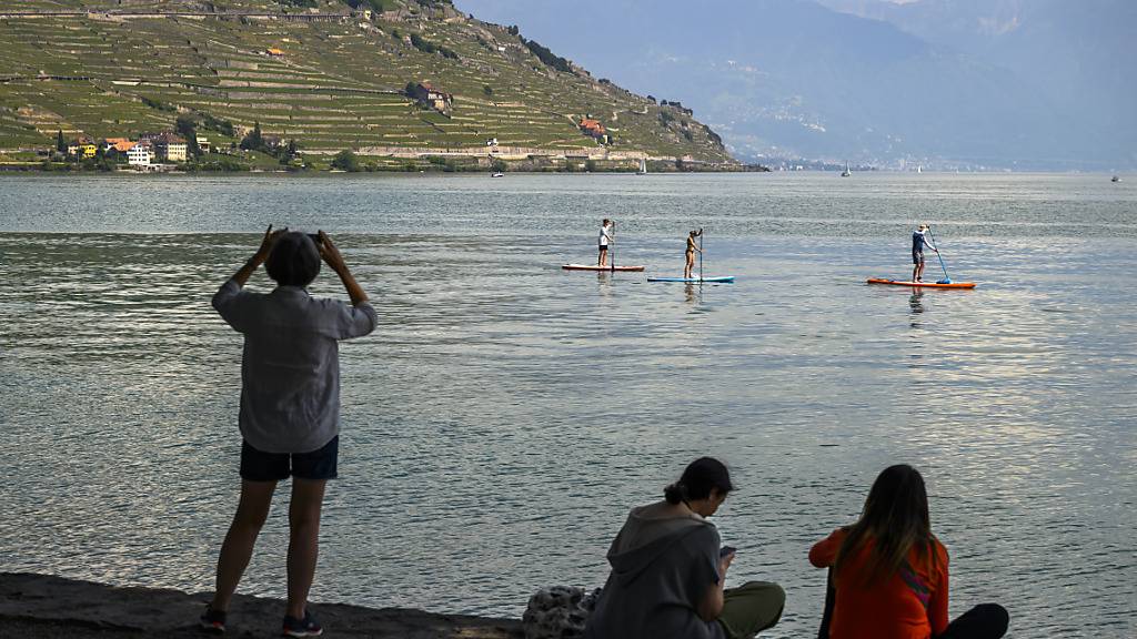 Der Genfersee könnte seine Funktion als Oase der Erfrischung verlieren, wenn der Temperaturanstieg im bisherigen Tempo weiter geht (Symbolbild)