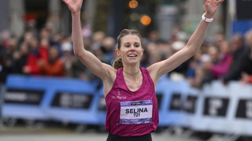 Selina Ummel freut sich in Zürich über den 3. Platz