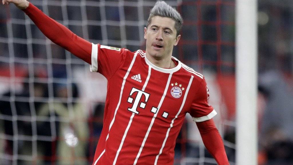 Robert Lewandowski schiesst Bayern München mit seinem 15. Bundesliga-Saisontor gegen Köln zum Sieg