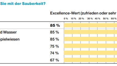 Bewertung der Sauberkeit