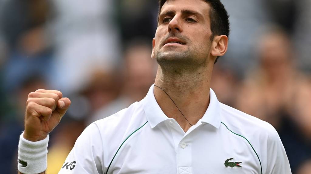 Ein guter Tag bei der Arbeit: Novak Djokovic steht in Wimbledon wie erwartet im Viertelfinal
