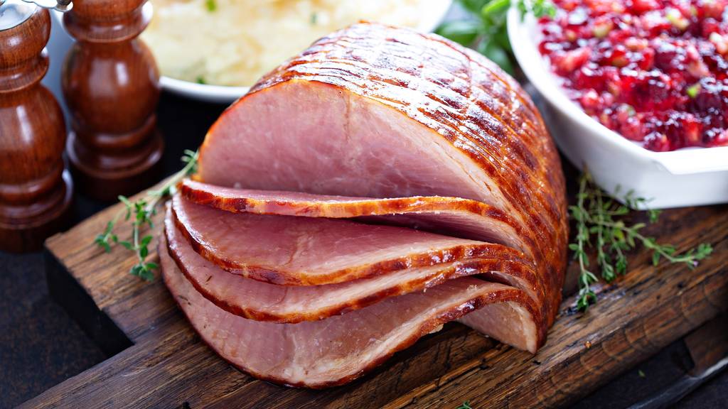 Christmas Ham in den USA.