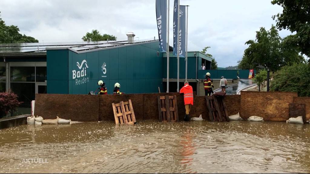 Schwere Unwetterschäden in Kantonen Bern und Luzern