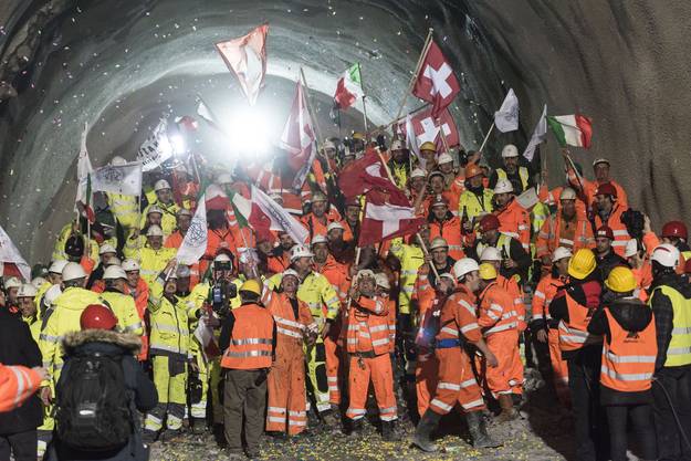 The miners celebrated the breakthrough four years ago.