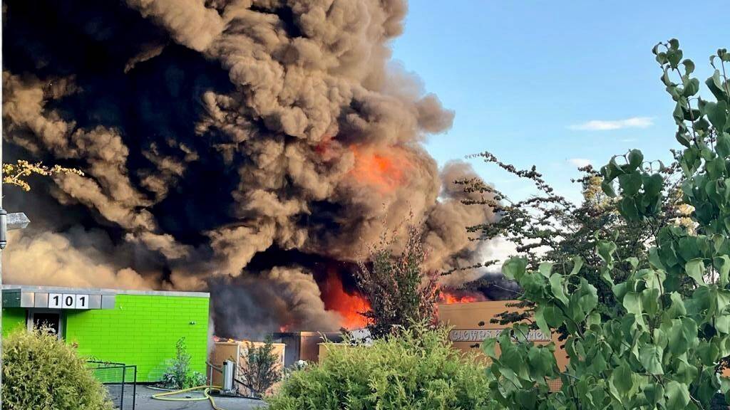 Brand auf einem Zirkusgelände in Neuhausen am Rheinfall