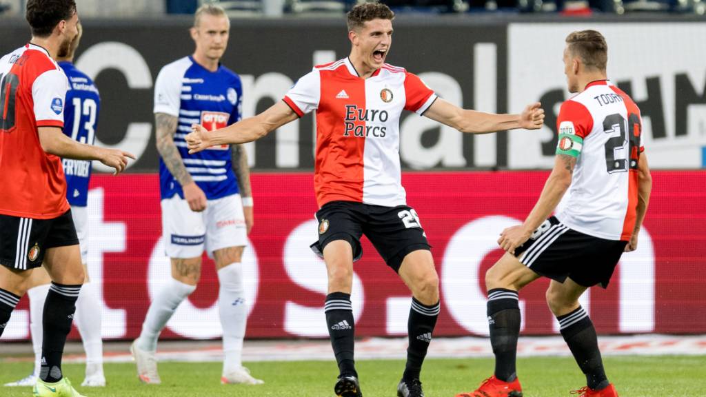 Guus Til traf zweimal für das überlegene Feyenoord Rotterdam gegen den FC Luzern