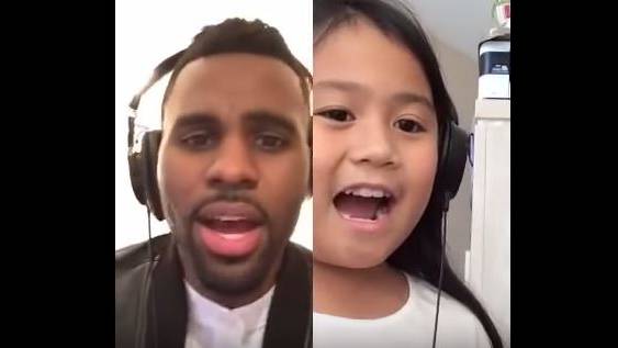 WOW! FÜNFJÄHRIGE IM DUETT MIT JASON DERULO