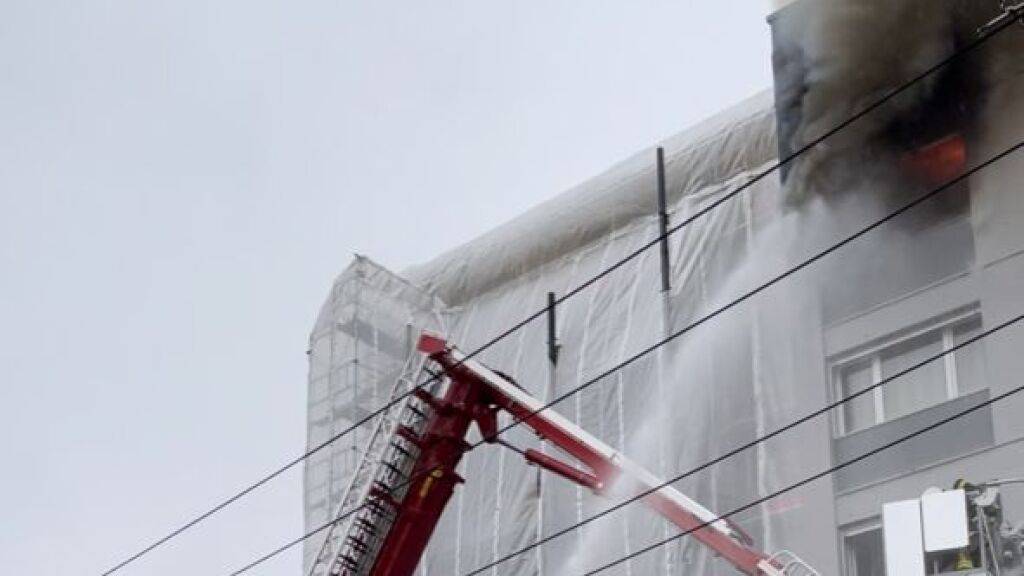 Nebst der Feuerwehr wurde auch ein Care-Team aufgeboten.