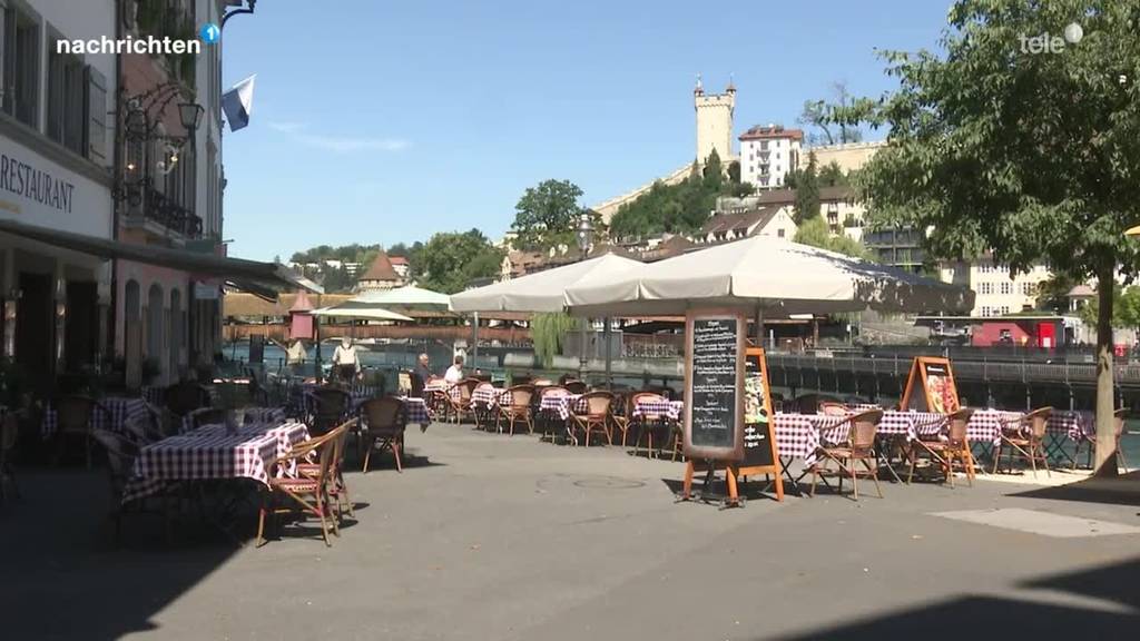 Sommerferien-Stimmung in der Stadt Luzern