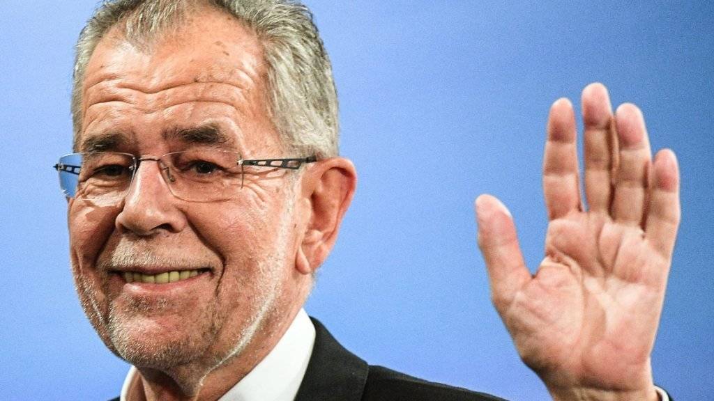Der neue österreichische Bundespräsident: Alexander Van der Bellen.