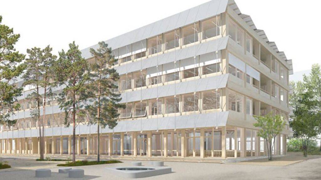 Der Neubau bei der Schulanlage Allmend in Horw wird 32 Millionen Franken kosten.