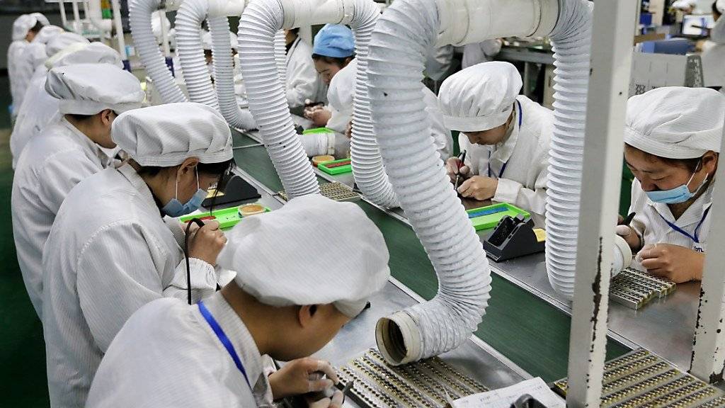 In der chinesischen Industrie machen sich Sorgen über das Wachstum breit. (Archivbild)