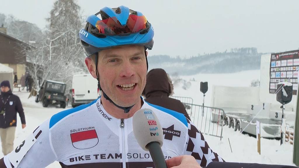 «Wenn man stürzt, fällt man weich»: Viel Schnee an der Radquer-Schweizermeisterschaft