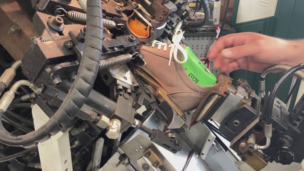 Eine der letzten Schuhfabriken