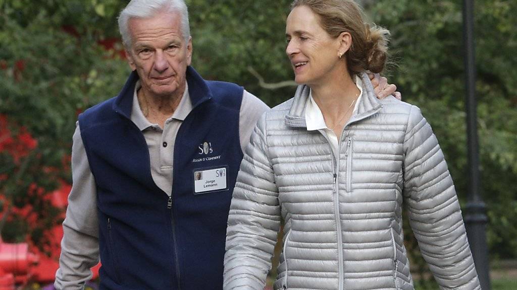 Mit seiner Investmentgesellschaft 3G der grösste Einzelaktionär von AB Inbev: Der 73-jährige Jorge Leemann mit Frau Susanna in Sun Valley, USA. (Archiv)