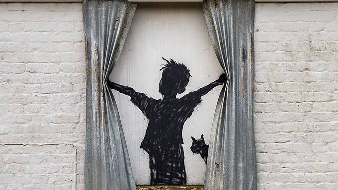 Neues Banksy-Werk taucht auf – und ist bereits zerstört