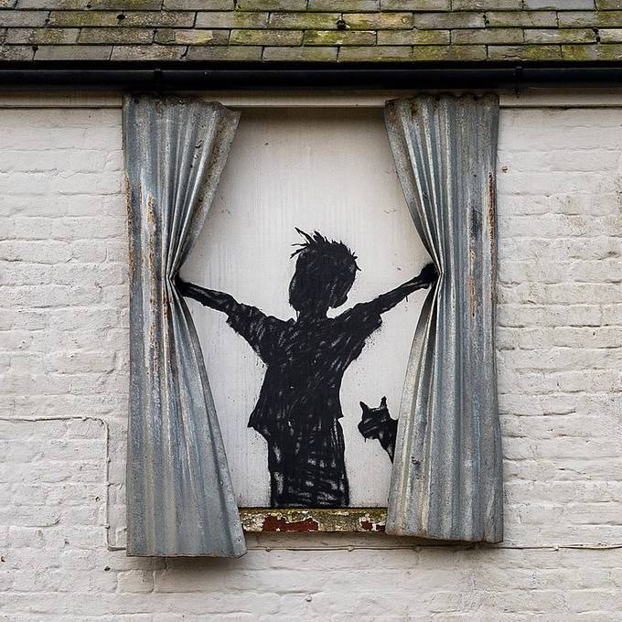 Neues Banksy-Werk taucht auf – und ist bereits zerstört