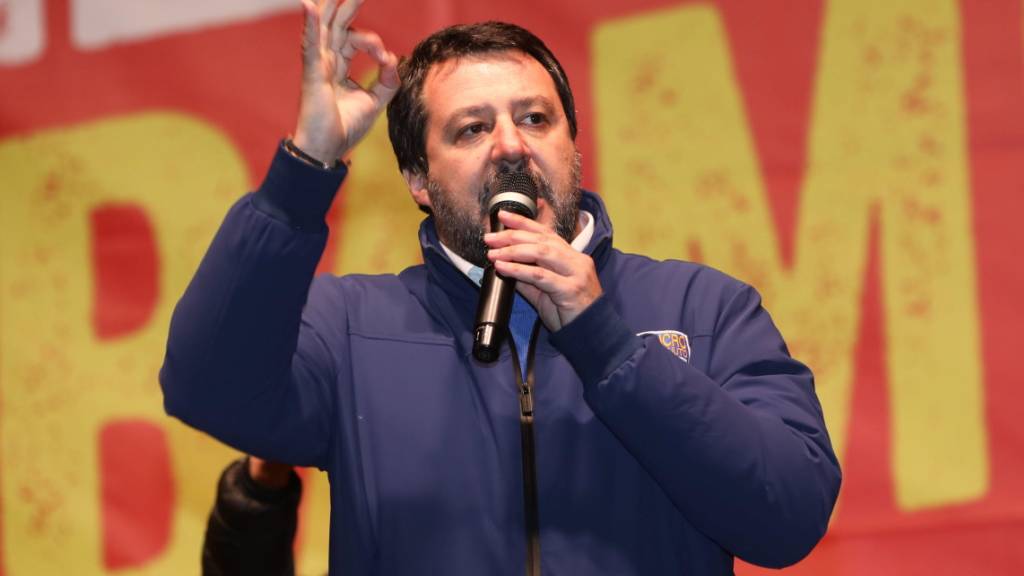Bei der wichtigen Regionalwahl in der norditalienischen Region Emilia Romagna liegen die Sozialdemokraten (PD) nach ersten Prognosen vor der rechten Lega von Oppositionschef Matteo Salvini. (Archivbild)
