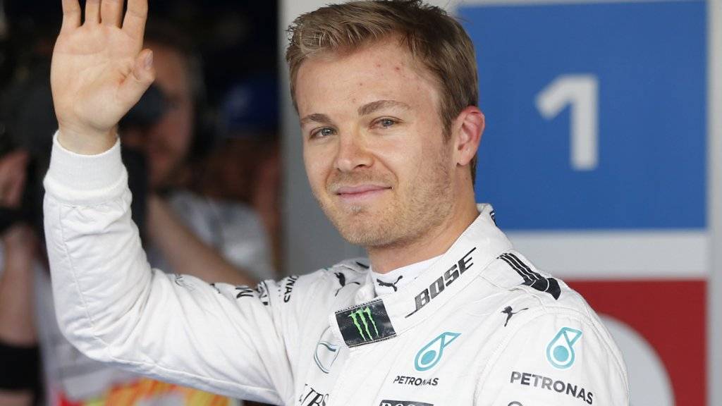 Nico Rosberg winkt schon wieder als Grand-Prix-Sieger