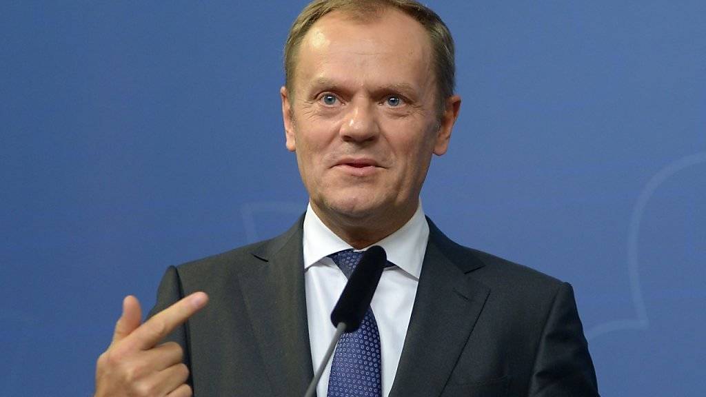 Fordert Führungsverantwortung von Deutschland in der Flüchtlingskrise: EU-Ratspräsident Tusk.