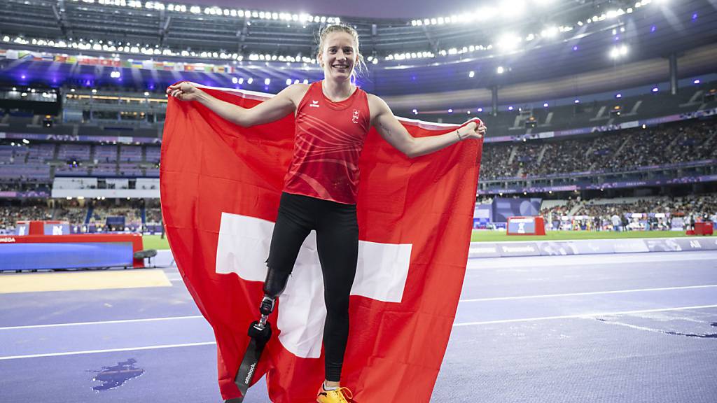 Nach Bronze im Weitsprung (Bild) steht Elena Kratter an den Paralympics auch über 100 m im Final