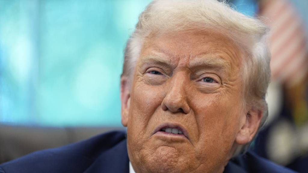 US-Präsident Donald Trump spricht im Oval Office des Weißen Hauses. Foto: Alex Brandon/AP/dpa