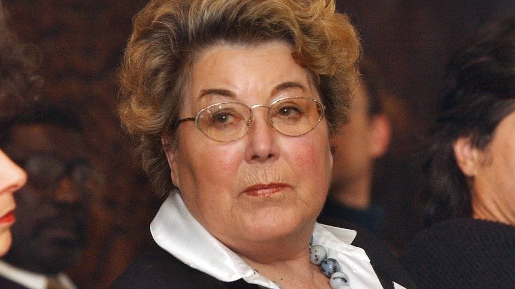 Wurde als eine der ersten Frauen in den Nationalrat gewählt: Die Zürcher SP-Politikerin Lilian Uchtenhagen, hier auf einer Aufnahme von 2003.