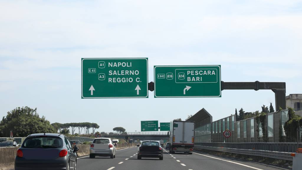 Süditalien Pescara Autobahn
