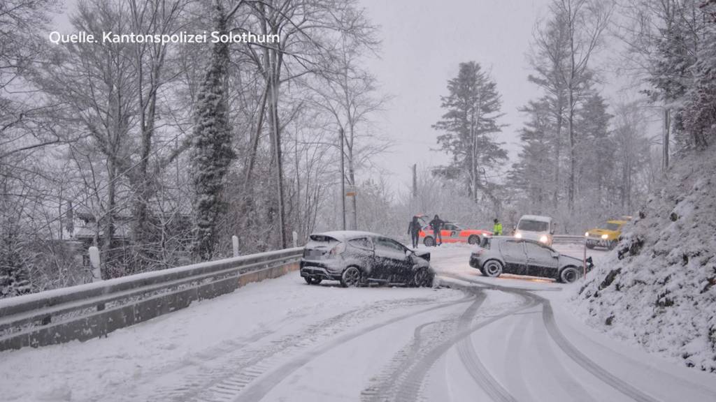 Wintereinbruch sorgt für Unfälle