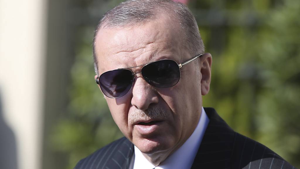 Der türkische Präsident Recep Tayyip Erdogan. Foto: -/Turkish Presidency/AP-Pool/dpa