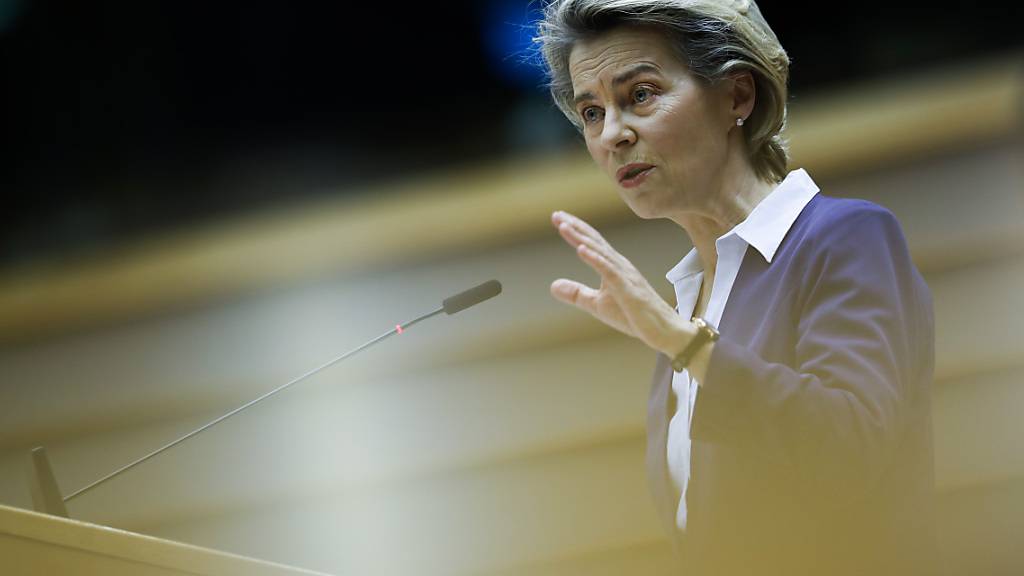 Ursula von der Leyen, Präsidentin der Europäischen Kommission. Foto: Francisco Seco/AP Pool/dpa