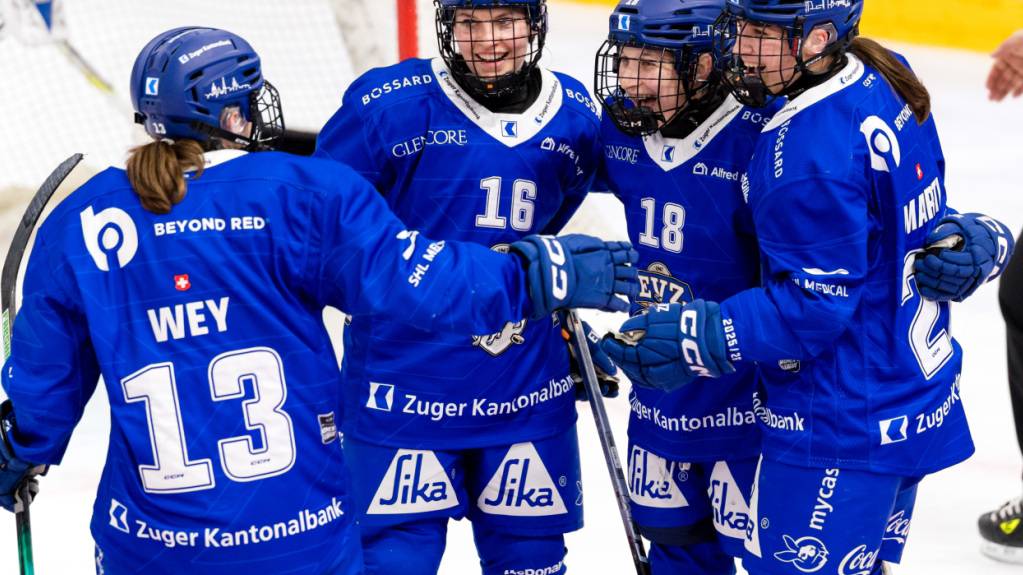 Zugs Frauen nutzen ersten Meisterpuck zum Double