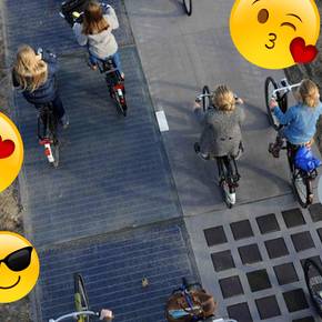 Veloweg als Energielieferant