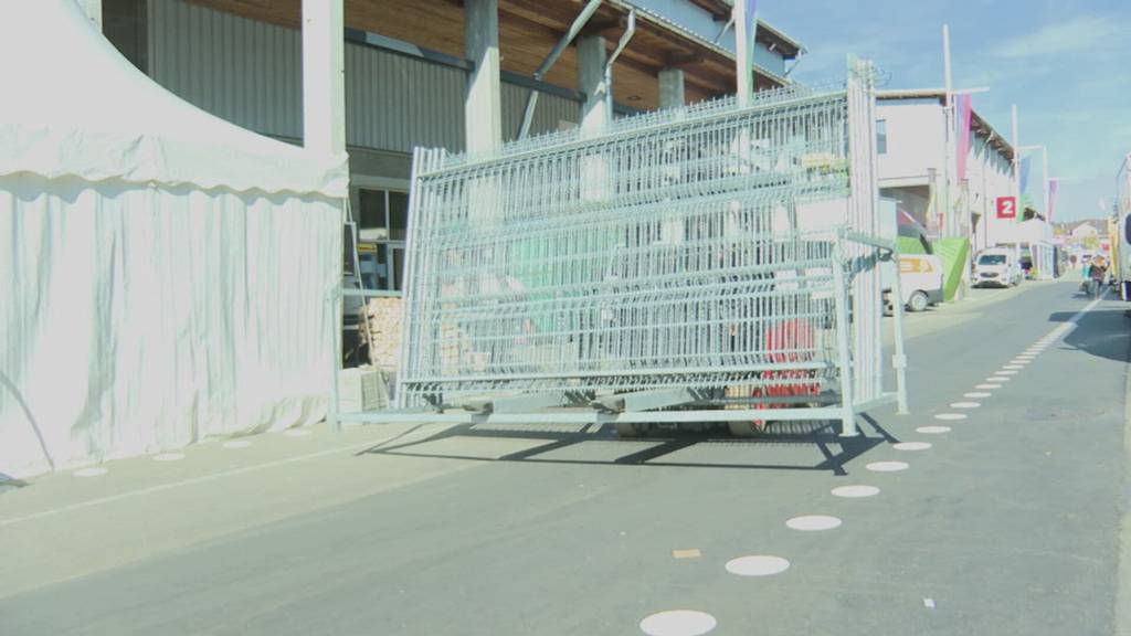 Visite in den Olma-Hallen: Die Standbetreiber machen sich bereit für den grossen Ansturm
