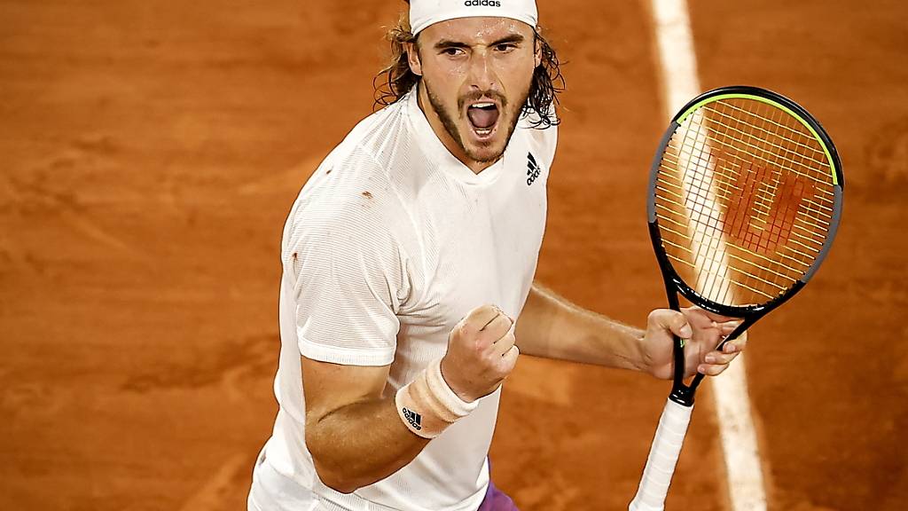 Stefanos Tsitsipas erreichte seinen dritten Grand-Slam-Halbfinal in Folge