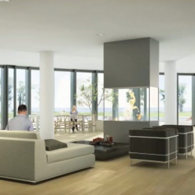 43-Quadratmeter-Wohnung am See kostet 2'500 Franken Miete